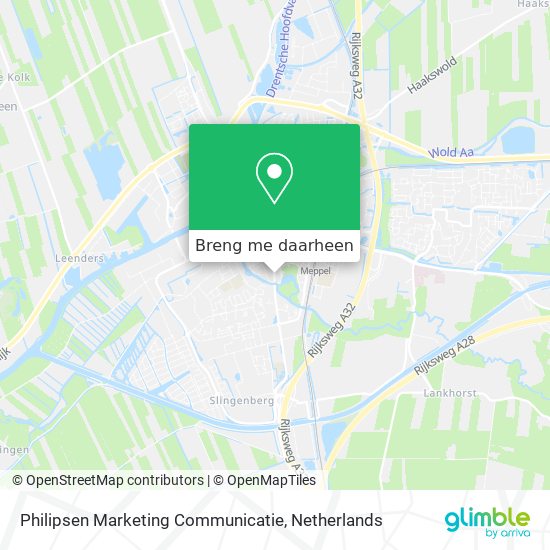 Philipsen Marketing Communicatie kaart