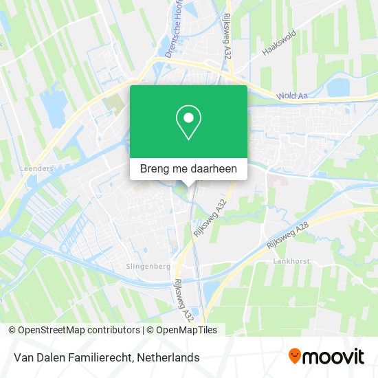 Van Dalen Familierecht kaart