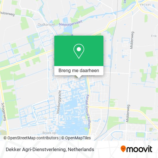 Dekker Agri-Dienstverlening kaart