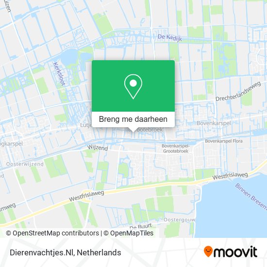 Dierenvachtjes.Nl kaart
