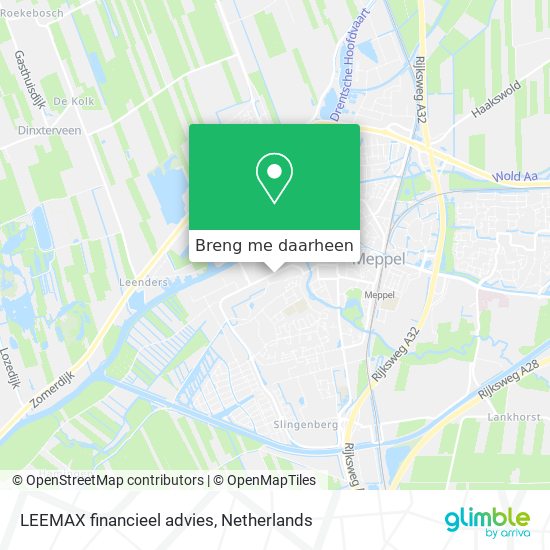 LEEMAX financieel advies kaart