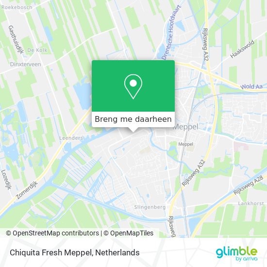 Chiquita Fresh Meppel kaart