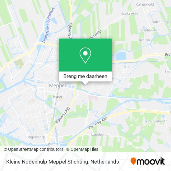 Kleine Nodenhulp Meppel Stichting kaart