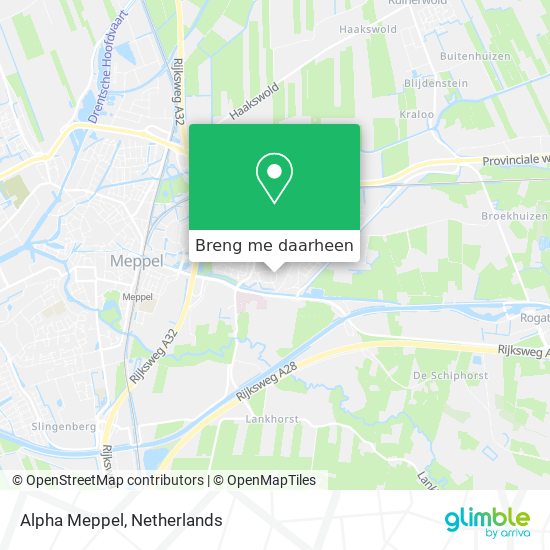 Alpha Meppel kaart