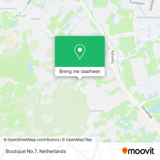 Boutique No.7 kaart