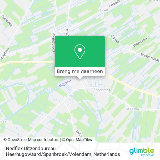 Nedflex Uitzendbureau Heerhugowaard / Spanbroek / Volendam kaart