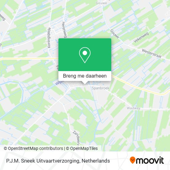 P.J.M. Sneek Uitvaartverzorging kaart