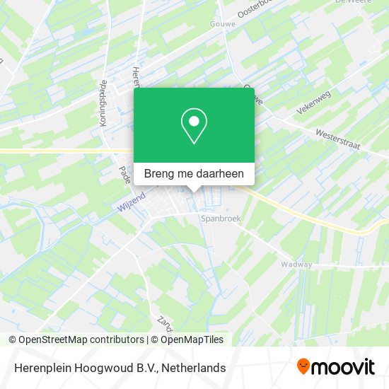 Herenplein Hoogwoud B.V. kaart