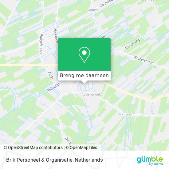 Brik Personeel & Organisatie kaart