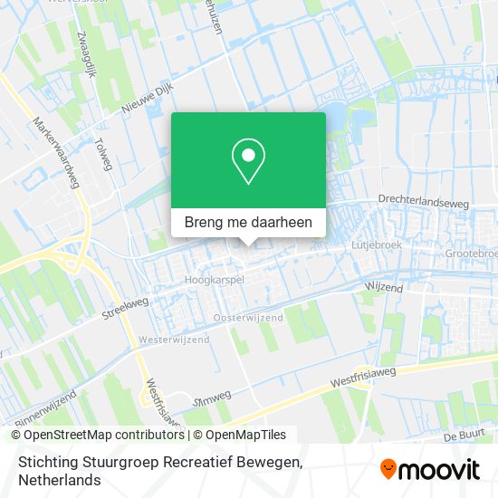 Stichting Stuurgroep Recreatief Bewegen kaart