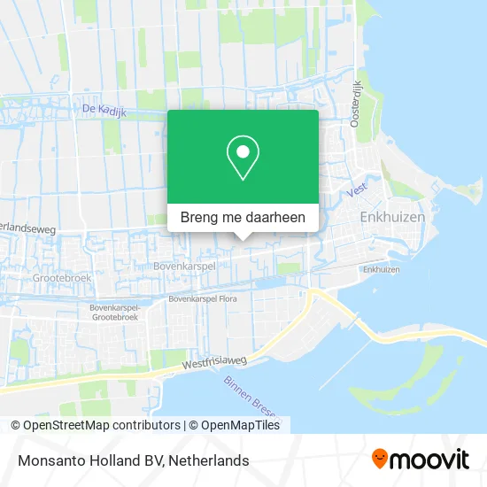 Monsanto Holland BV kaart