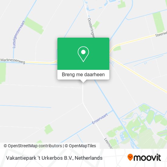 Vakantiepark 't Urkerbos B.V. kaart