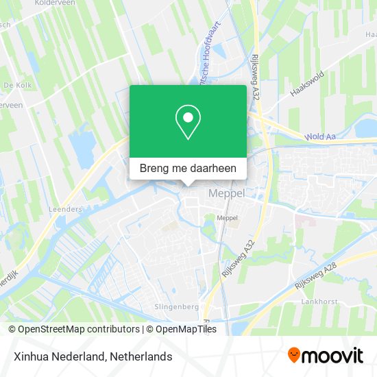 Xinhua Nederland kaart