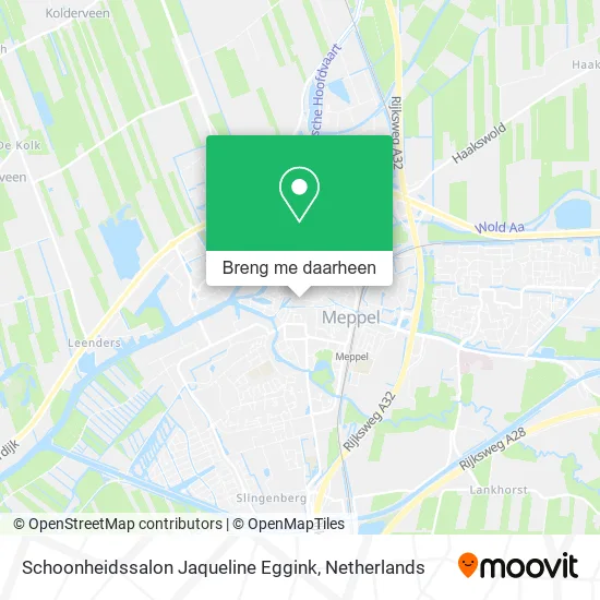 Schoonheidssalon Jaqueline Eggink kaart