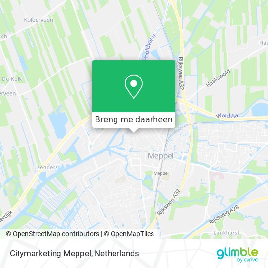 Citymarketing Meppel kaart