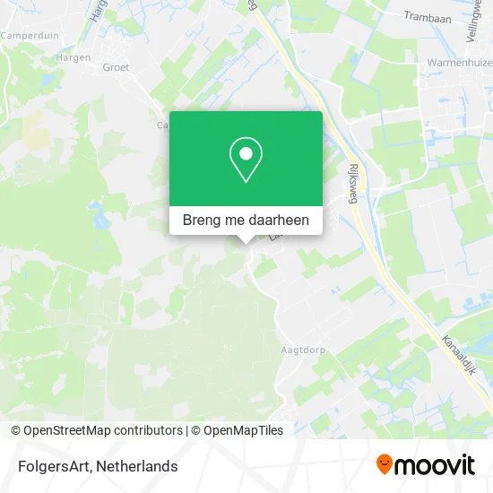 FolgersArt kaart
