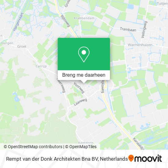Rempt van der Donk Architekten Bna BV kaart