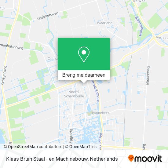Klaas Bruin Staal - en Machinebouw kaart