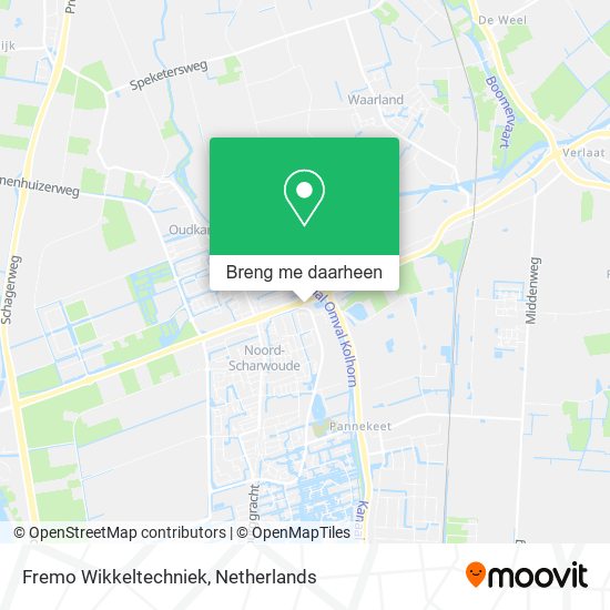 Fremo Wikkeltechniek kaart