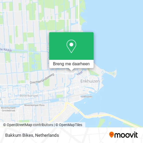 Bakkum Bikes kaart
