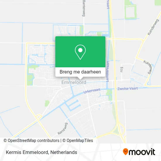 Kermis Emmeloord kaart