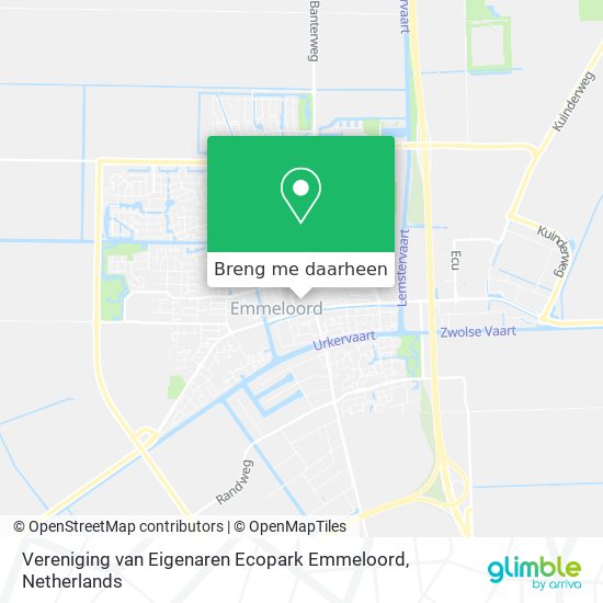 Vereniging van Eigenaren Ecopark Emmeloord kaart