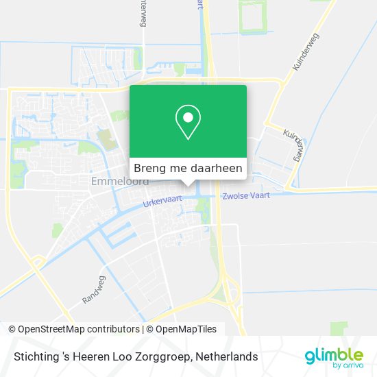 Stichting 's Heeren Loo Zorggroep kaart