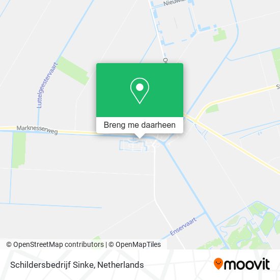 Schildersbedrijf Sinke kaart