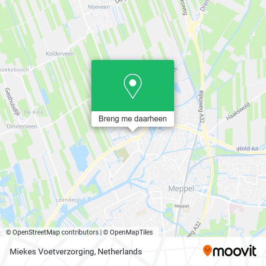 Miekes Voetverzorging kaart