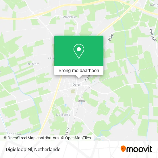Digisloop.Nl kaart