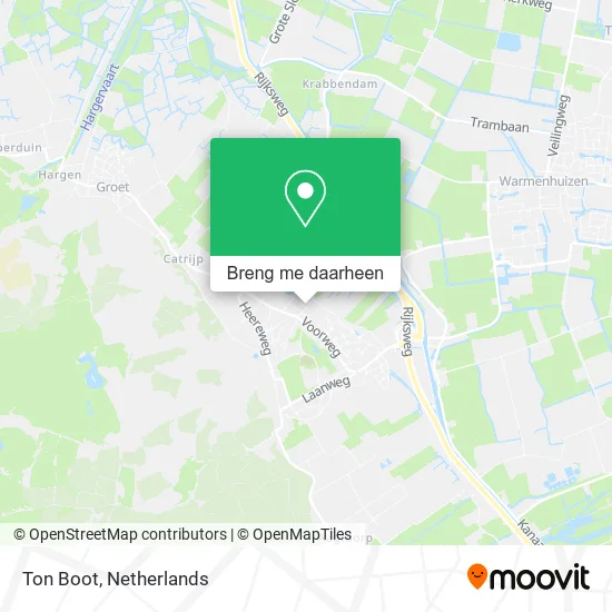 Ton Boot kaart