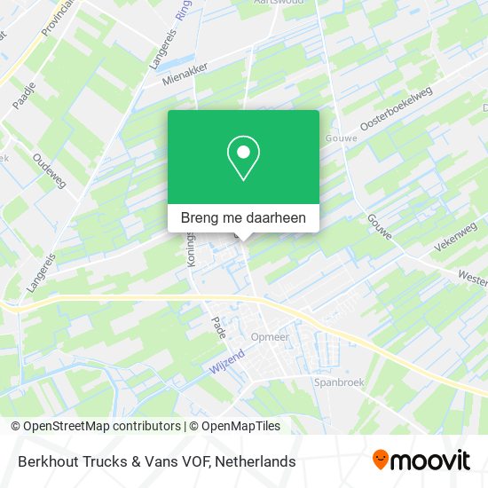 Berkhout Trucks & Vans VOF kaart