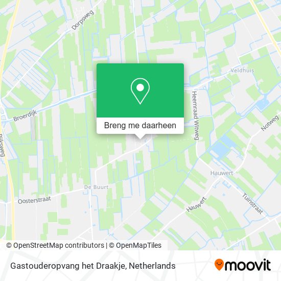 Gastouderopvang het Draakje kaart