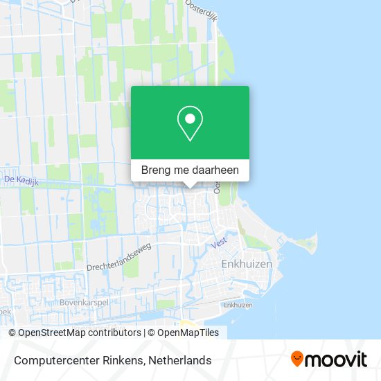 Computercenter Rinkens kaart