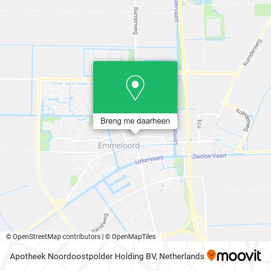 Apotheek Noordoostpolder Holding BV kaart