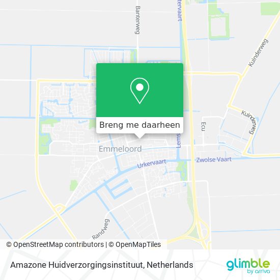 Amazone Huidverzorgingsinstituut kaart