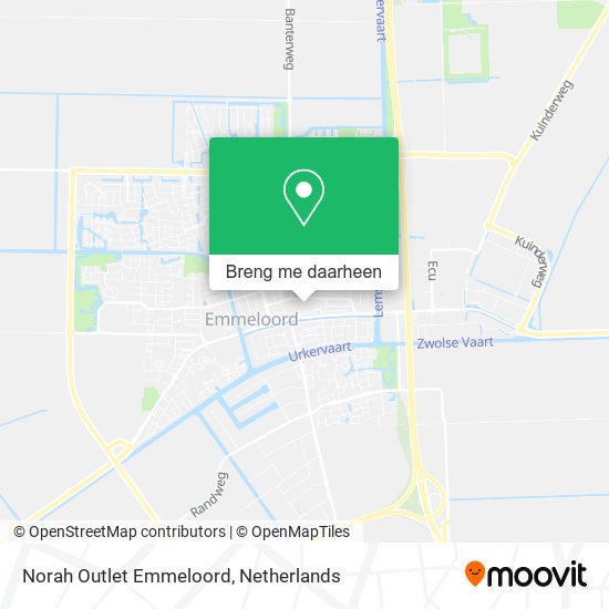 Norah Outlet Emmeloord kaart