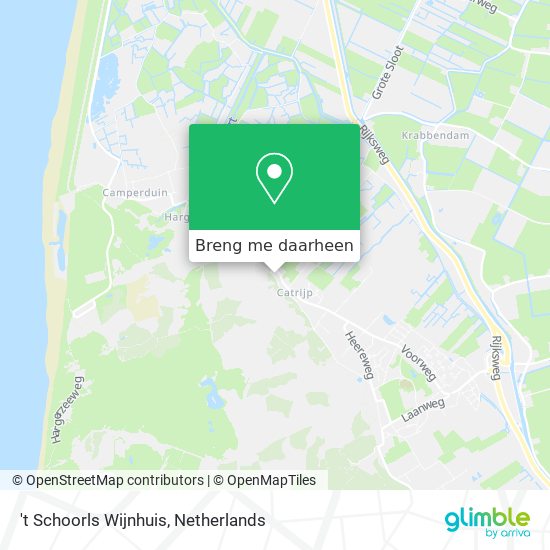 't Schoorls Wijnhuis kaart