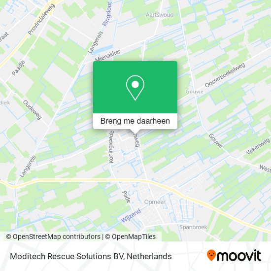 Moditech Rescue Solutions BV kaart