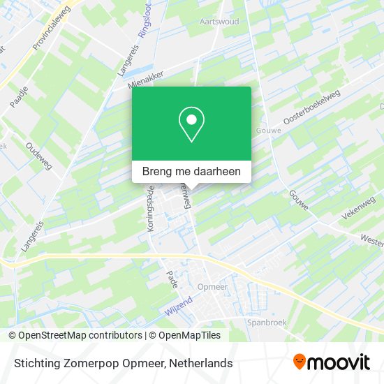 Stichting Zomerpop Opmeer kaart