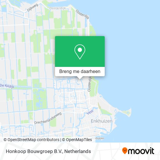 Honkoop Bouwgroep B.V. kaart