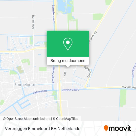 Verbruggen Emmeloord BV kaart