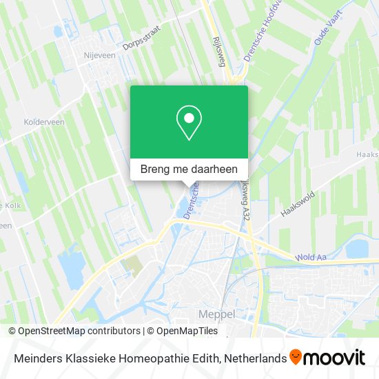 Meinders Klassieke Homeopathie Edith kaart