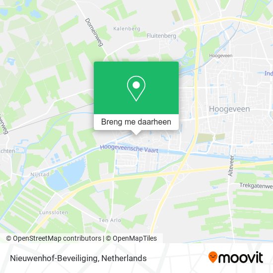 Nieuwenhof-Beveiliging kaart