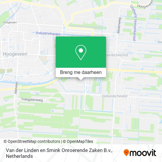 Van der Linden en Smink Onroerende Zaken B.v. kaart