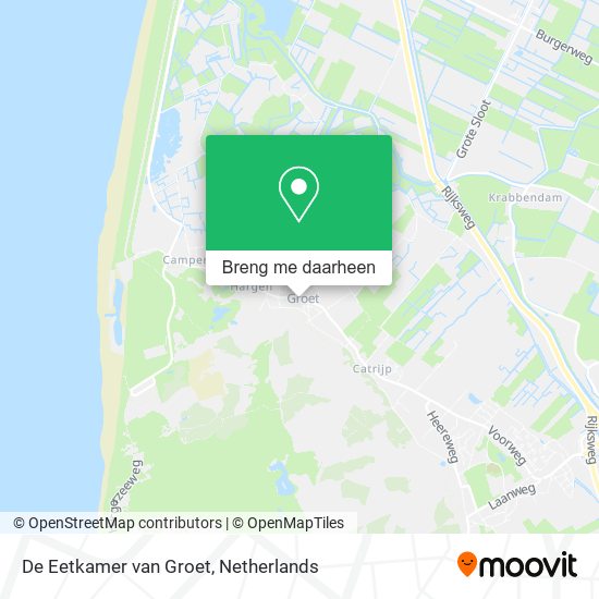 De Eetkamer van Groet kaart