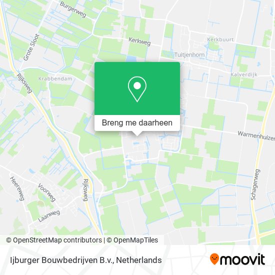 Ijburger Bouwbedrijven B.v. kaart