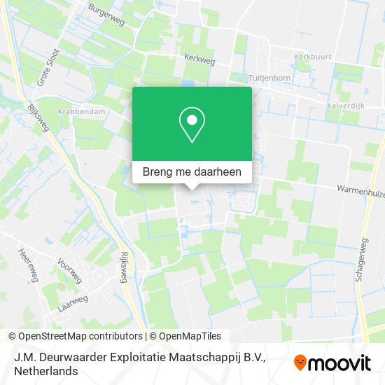J.M. Deurwaarder Exploitatie Maatschappij B.V. kaart