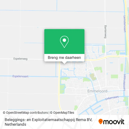 Beleggings- en Exploitatiemaatschappij Rema BV kaart