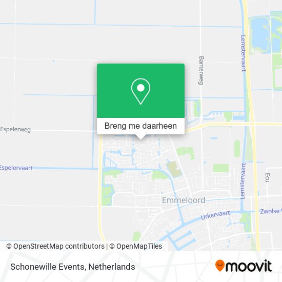 Schonewille Events kaart